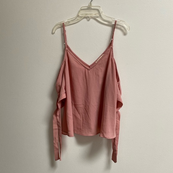 L.A. Hearts Cold Shoulder Tie Sleeveless Top XS - Picture 2 of 5